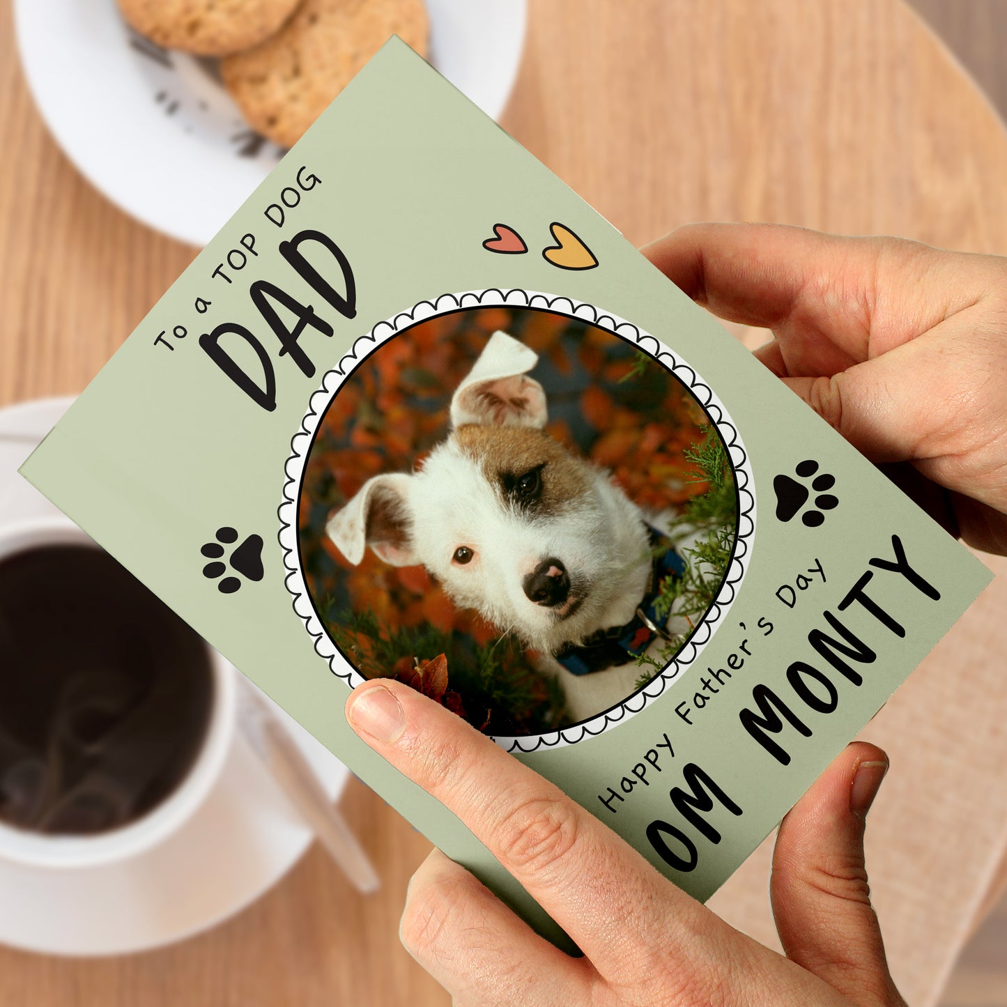 Personalised From the Dog Photo Upload Card - image 3