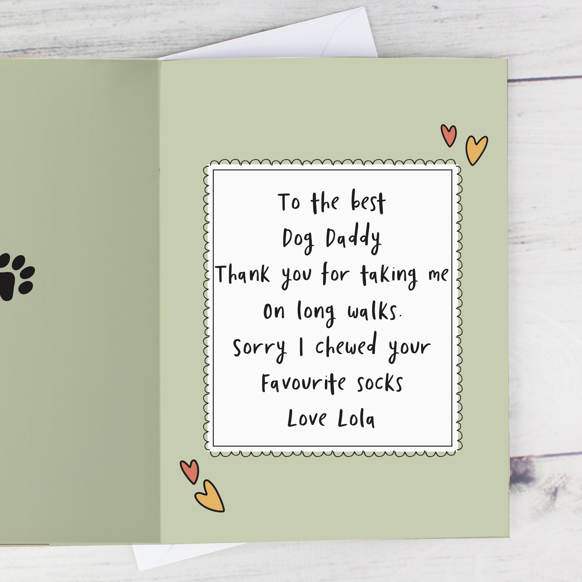 Personalised From the Dog Photo Upload Card - image 4