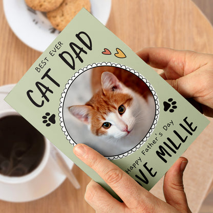 Personalised From the Cat Photo Upload Card from Heartfelt Gifts