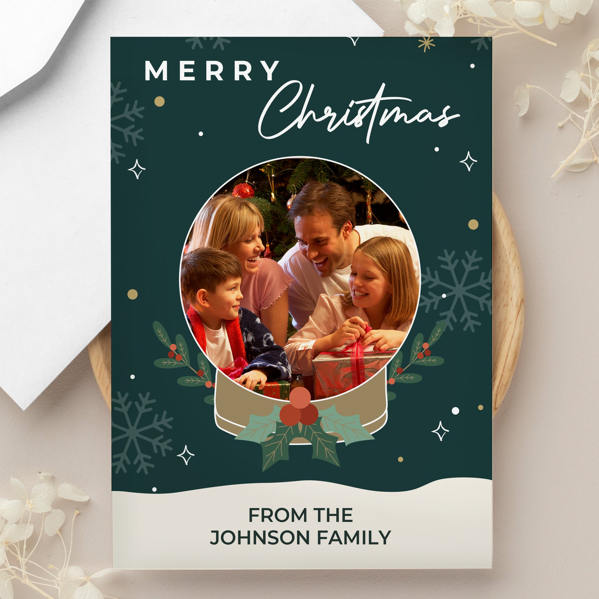 Personalised Photo Upload Christmas Card from Heartfelt Gifts