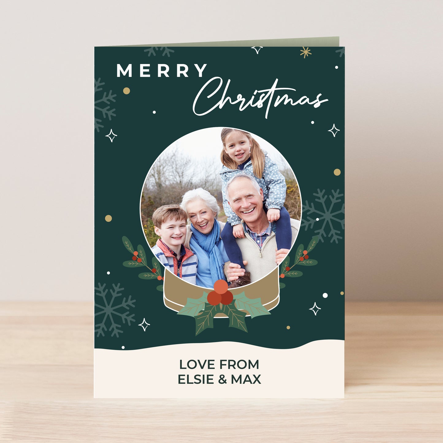 Personalised Photo Upload Christmas Card - image 2