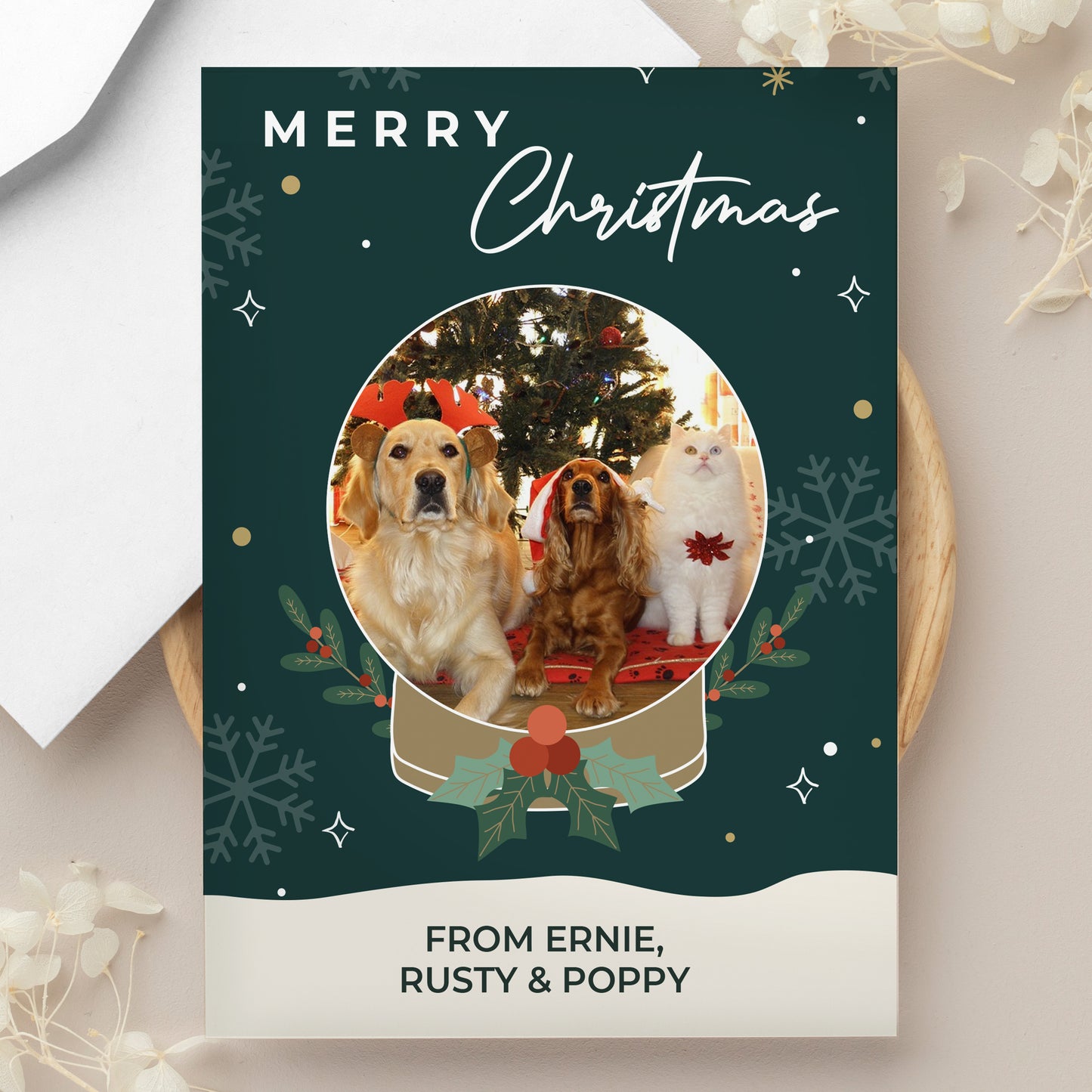 Personalised Photo Upload Christmas Card - image 4