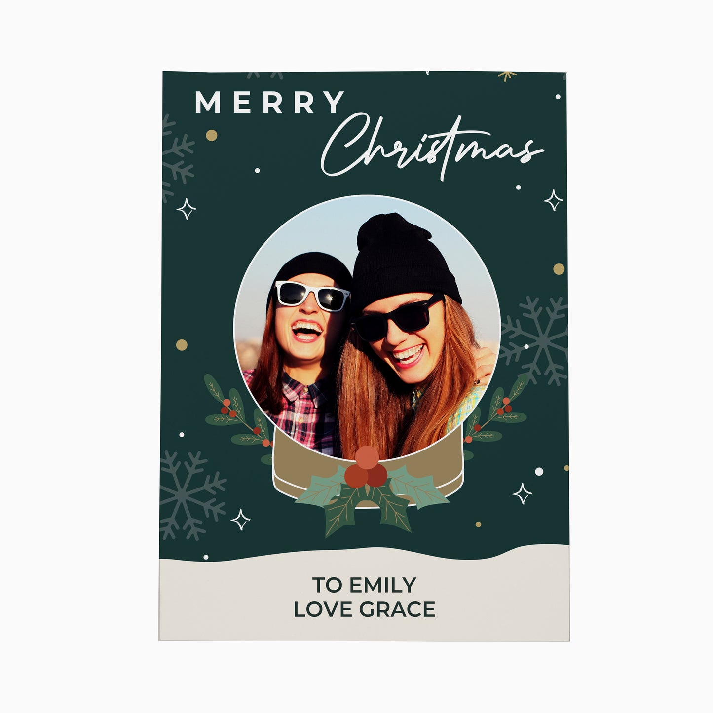 Personalised Photo Upload Christmas Card - image 5