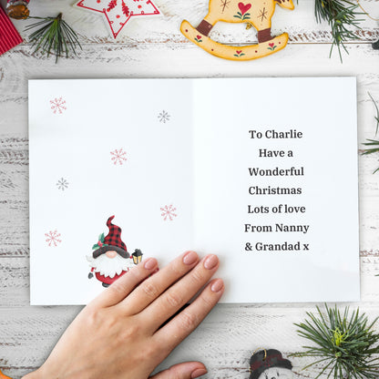 Personalised Gonk Christmas Card - image 3