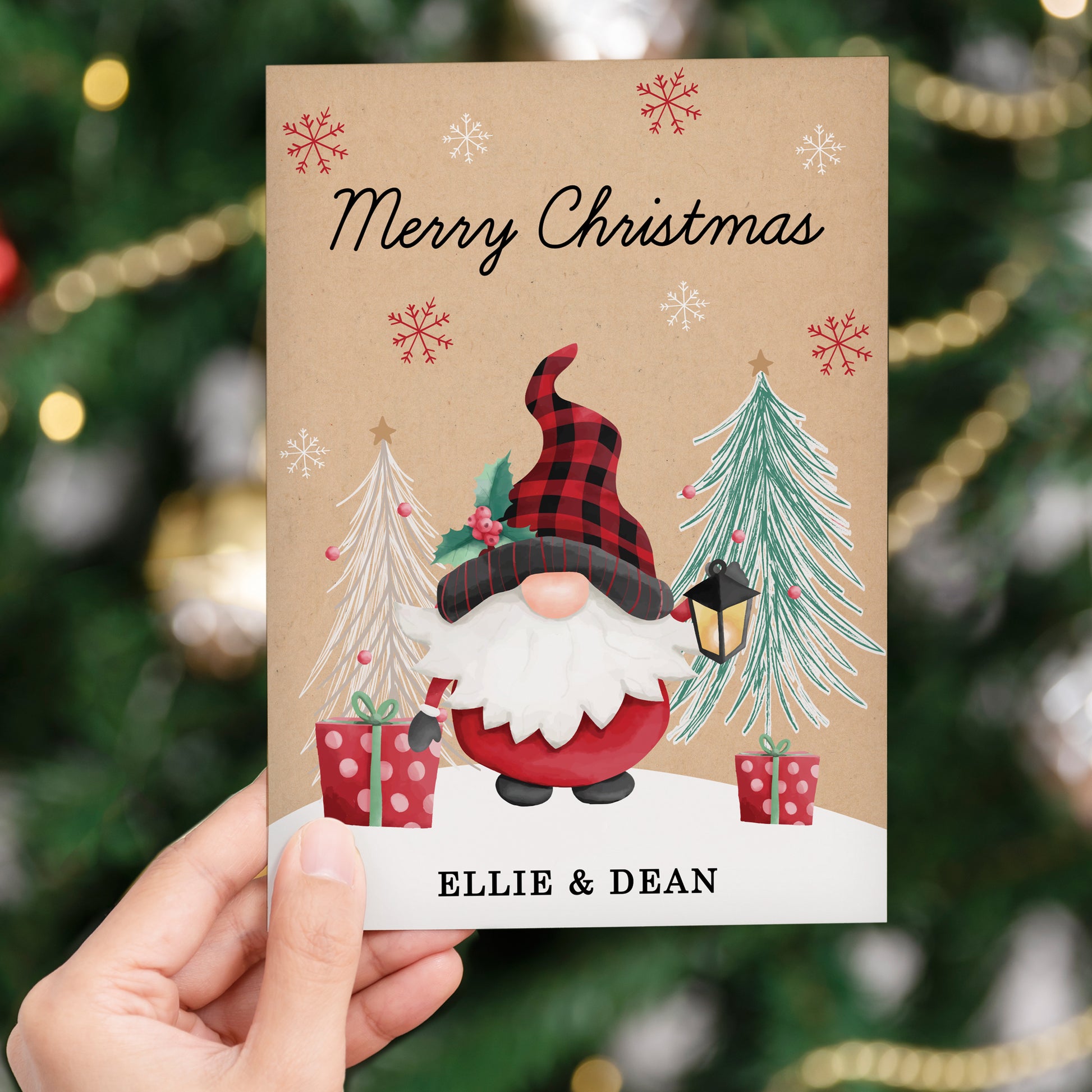 Personalised Gonk Christmas Card - image 4