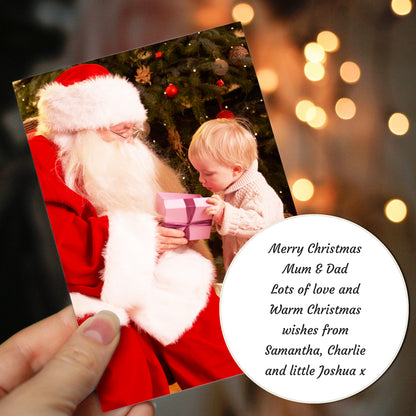 Personalised Photo Upload Card - Display Font - image 2