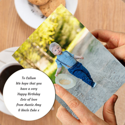 Personalised Photo Upload Card - Display Font - image 8