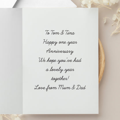 Personalised Photo Upload Card - Cursive Font - image 7