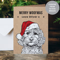 Personalised Dog Breed Christmas Card from Heartfelt Gifts
