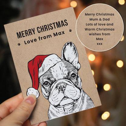 Personalised Dog Breed Christmas Card - image 4