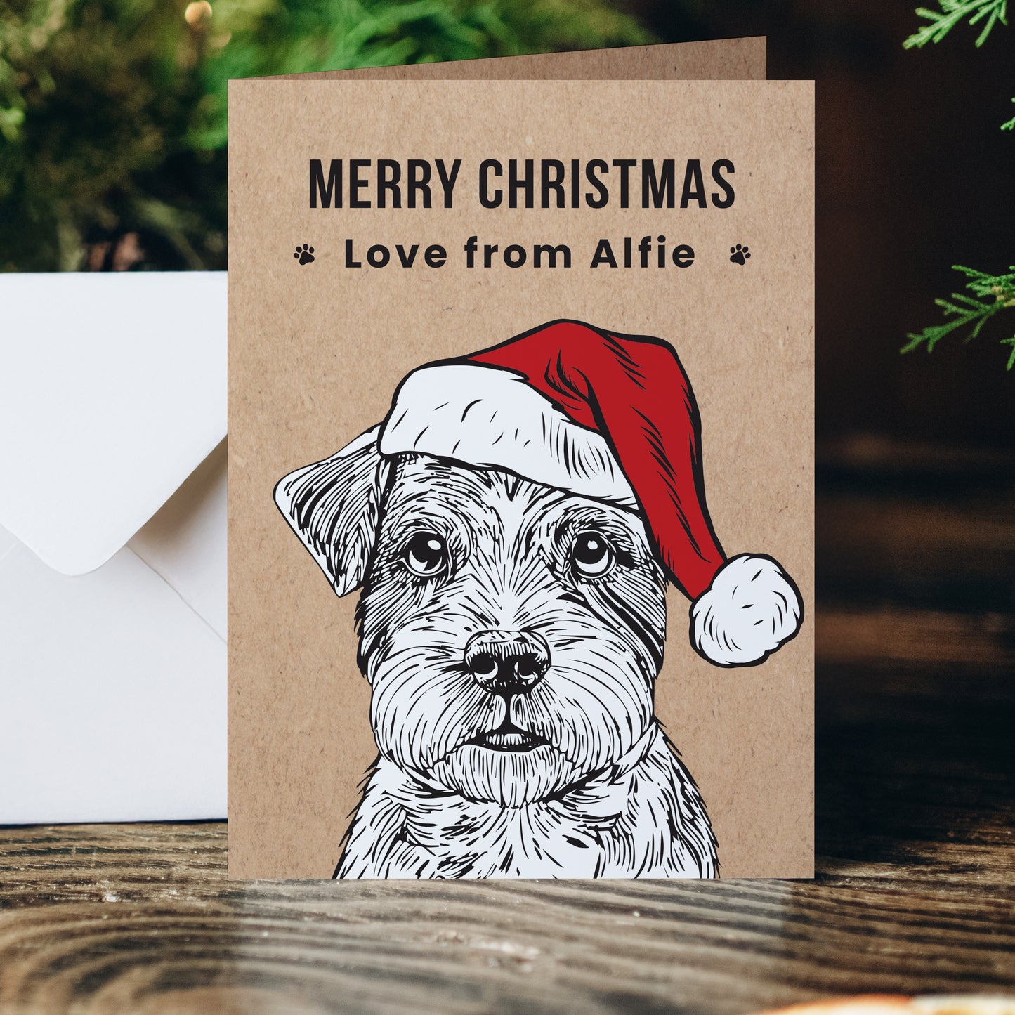 Personalised Dog Breed Christmas Card - image 6