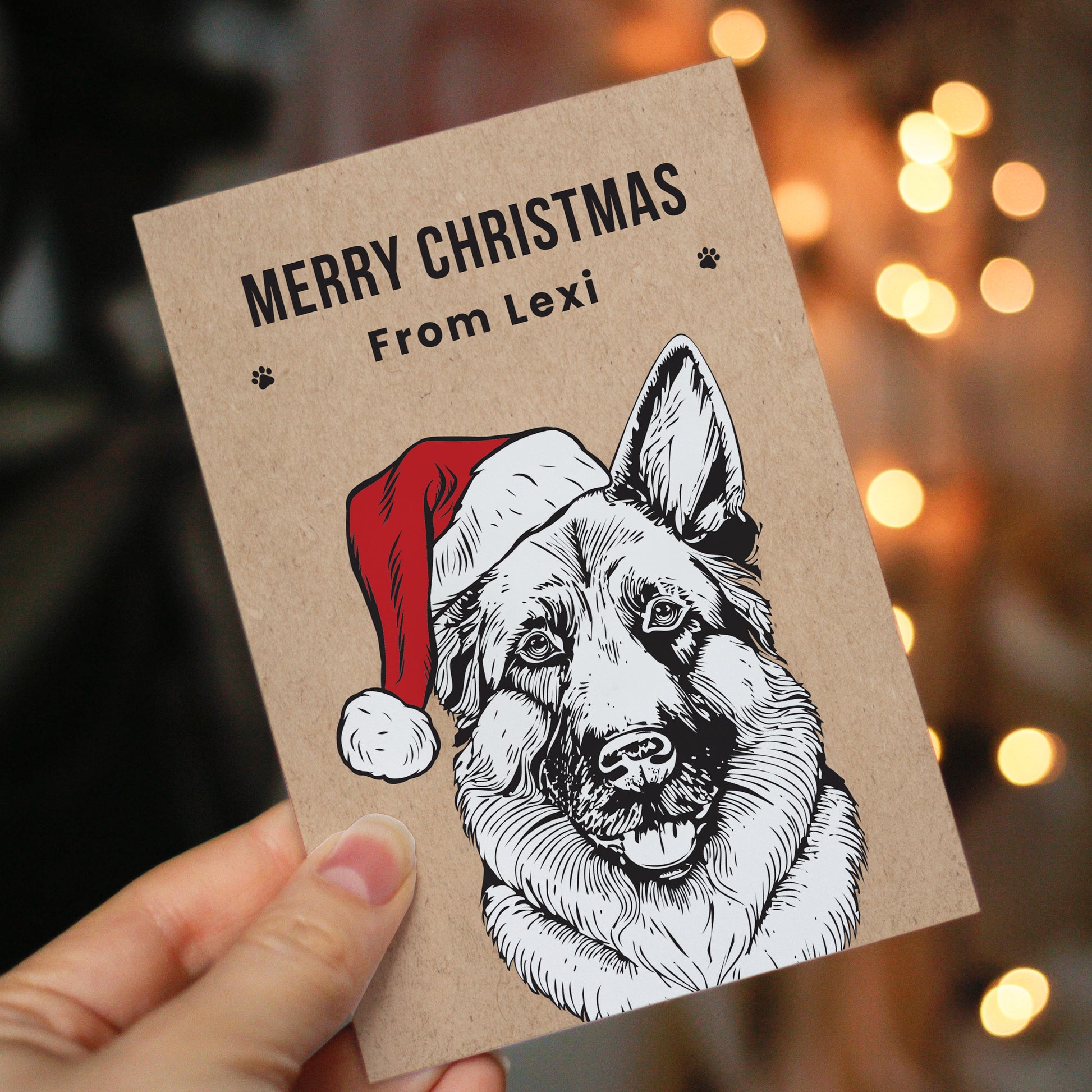 Personalised Dog Breed Christmas Card - image 7