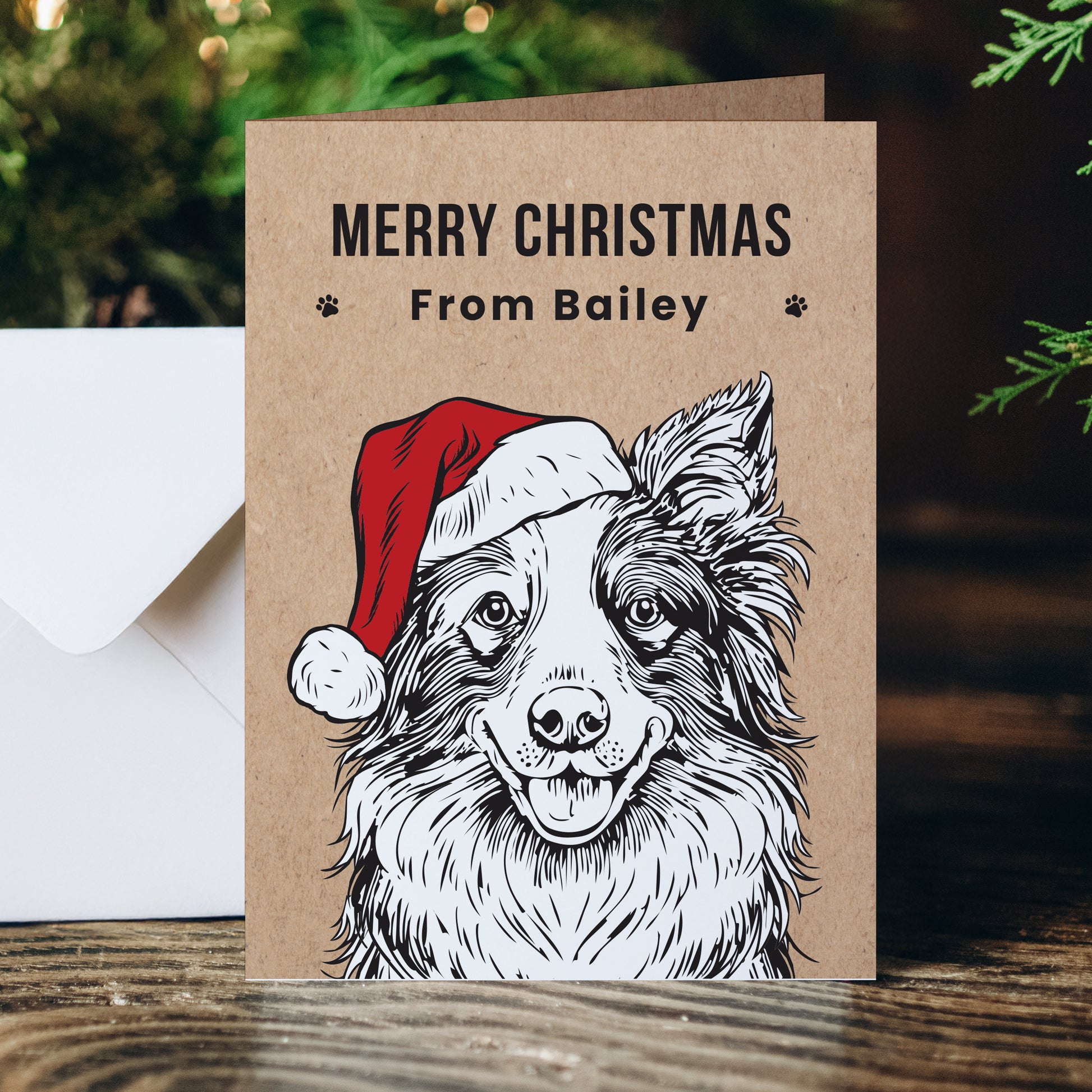Personalised Dog Breed Christmas Card - image 8
