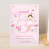 Personalised Fairy Princess Birthday Card – Girls Named Birthday Greeting