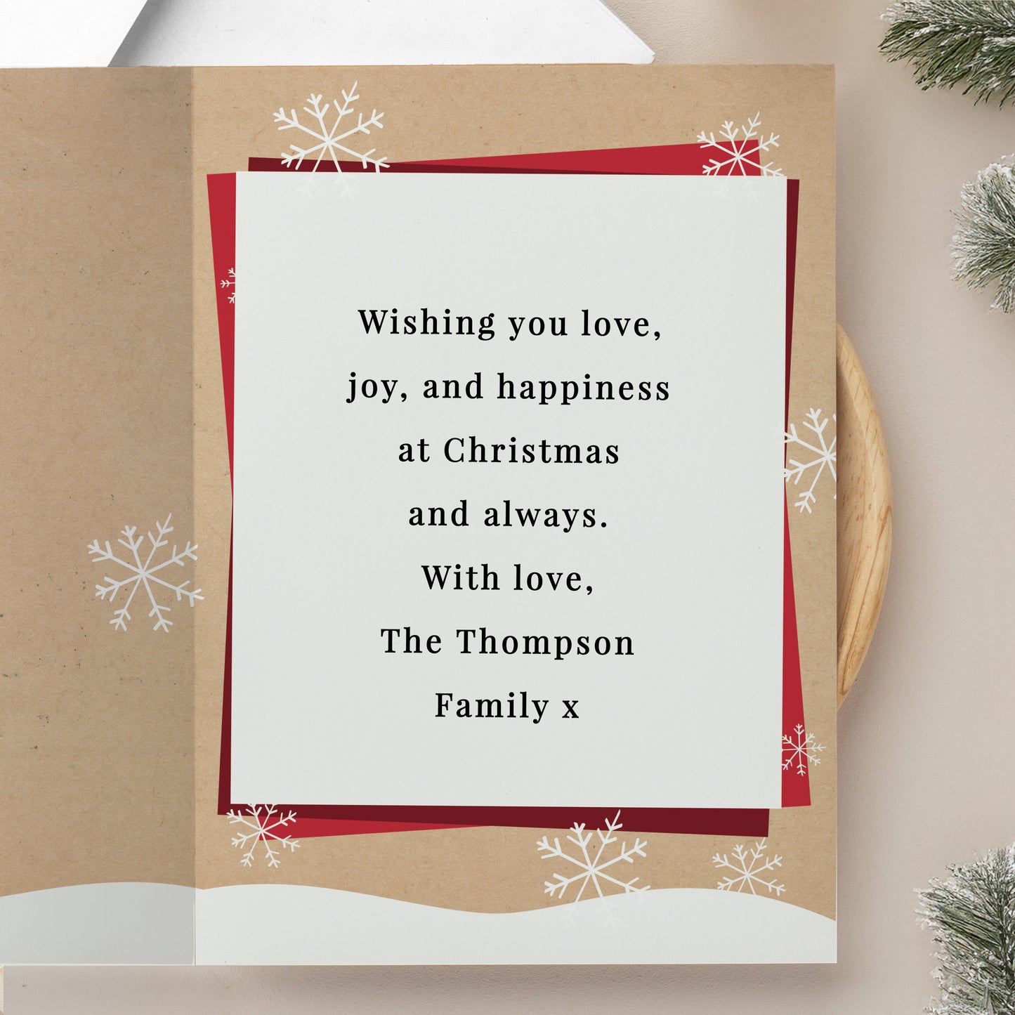 Personalised Photo Upload Pack of 10 Gonk Christmas Cards - image 3