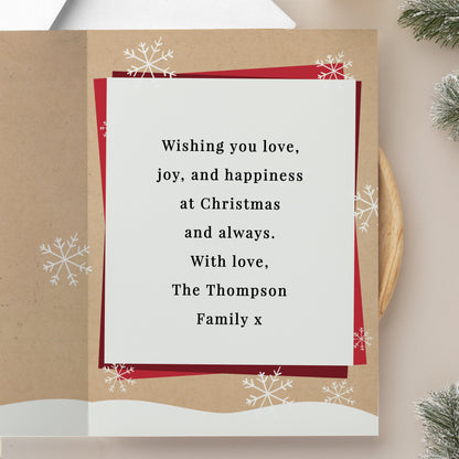 Personalised Photo Upload Pack of 10 Gonk Christmas Cards - image 3