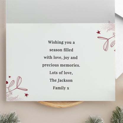 Personalised Photo Upload Pack of 10 Christmas Cards - image 3