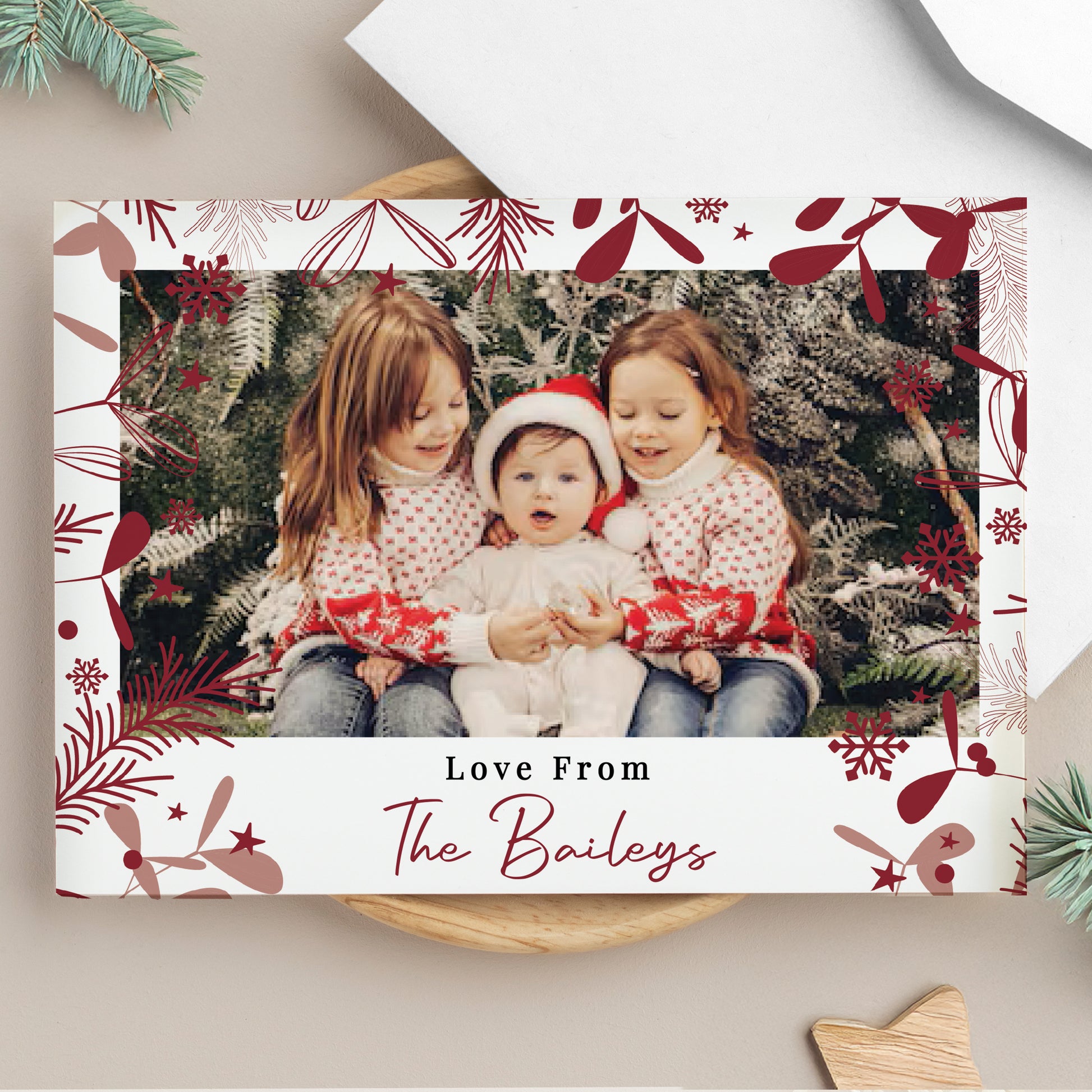 Personalised Photo Upload Pack of 10 Christmas Cards - image 6