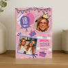 Personalised Photo Upload Pink Birthday Card – Girls Birthday Card