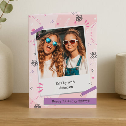 Personalised Photo Upload Polaroid Birthday Card – Birthday Card