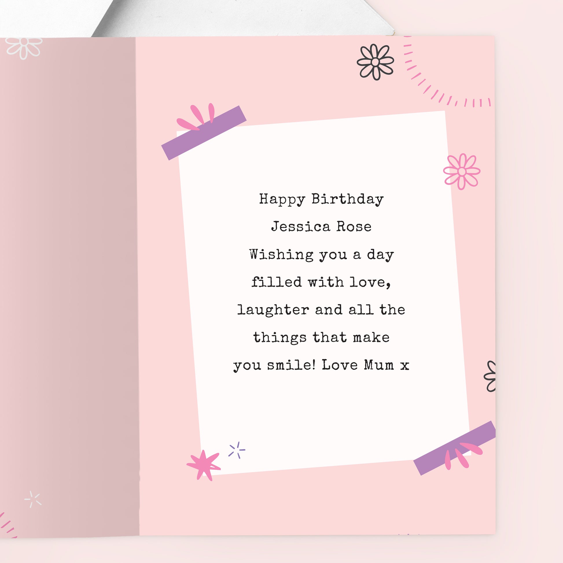 Personalised Photo Upload Polaroid Birthday Card – Birthday Card - image 3