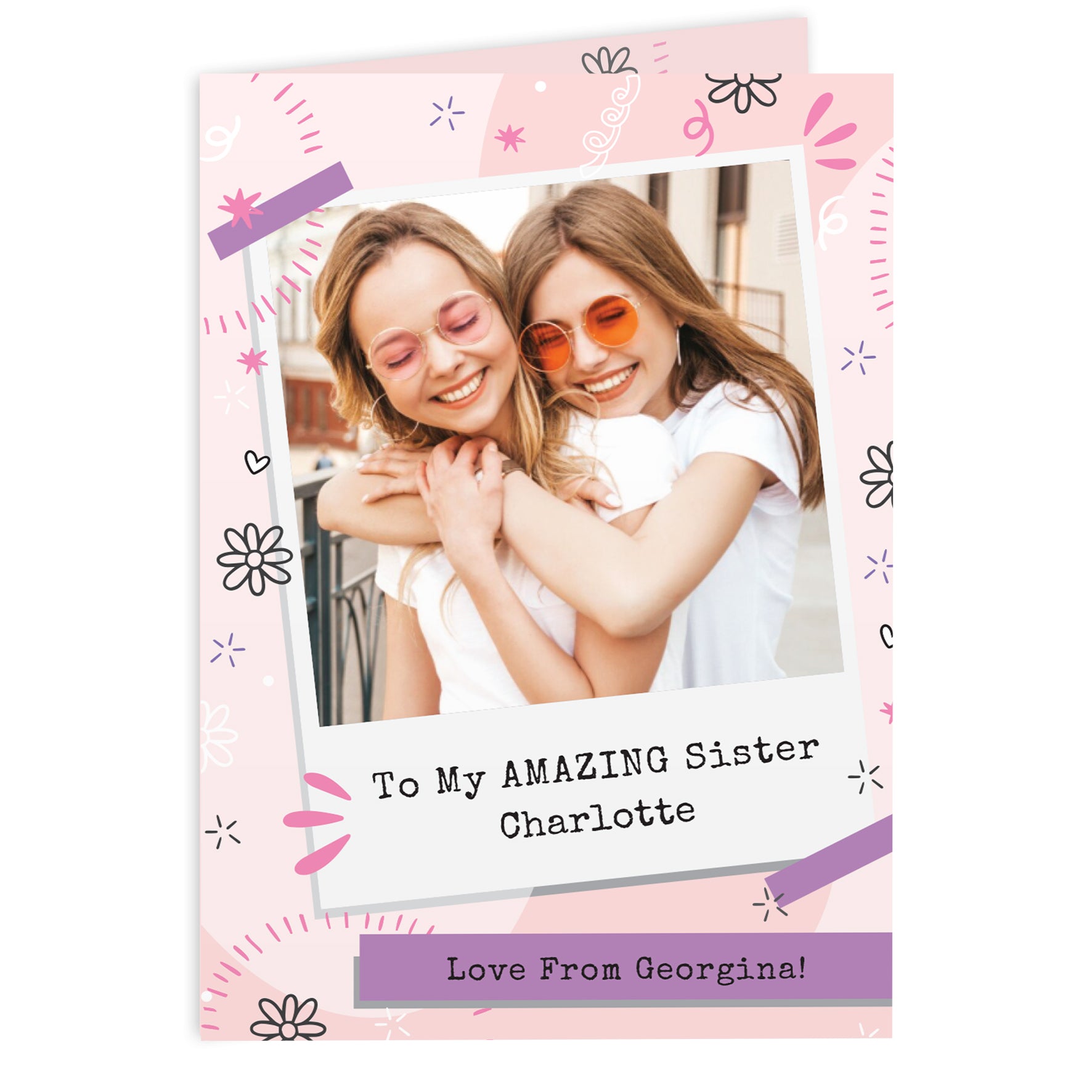 Personalised Photo Upload Polaroid Birthday Card – Birthday Card - image 5
