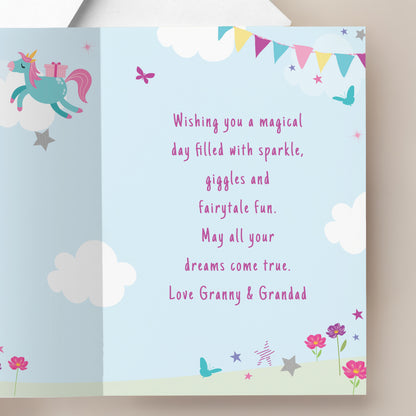 Personalised Photo Upload Princess Birthday Card – Girls Birthday Card - image 3