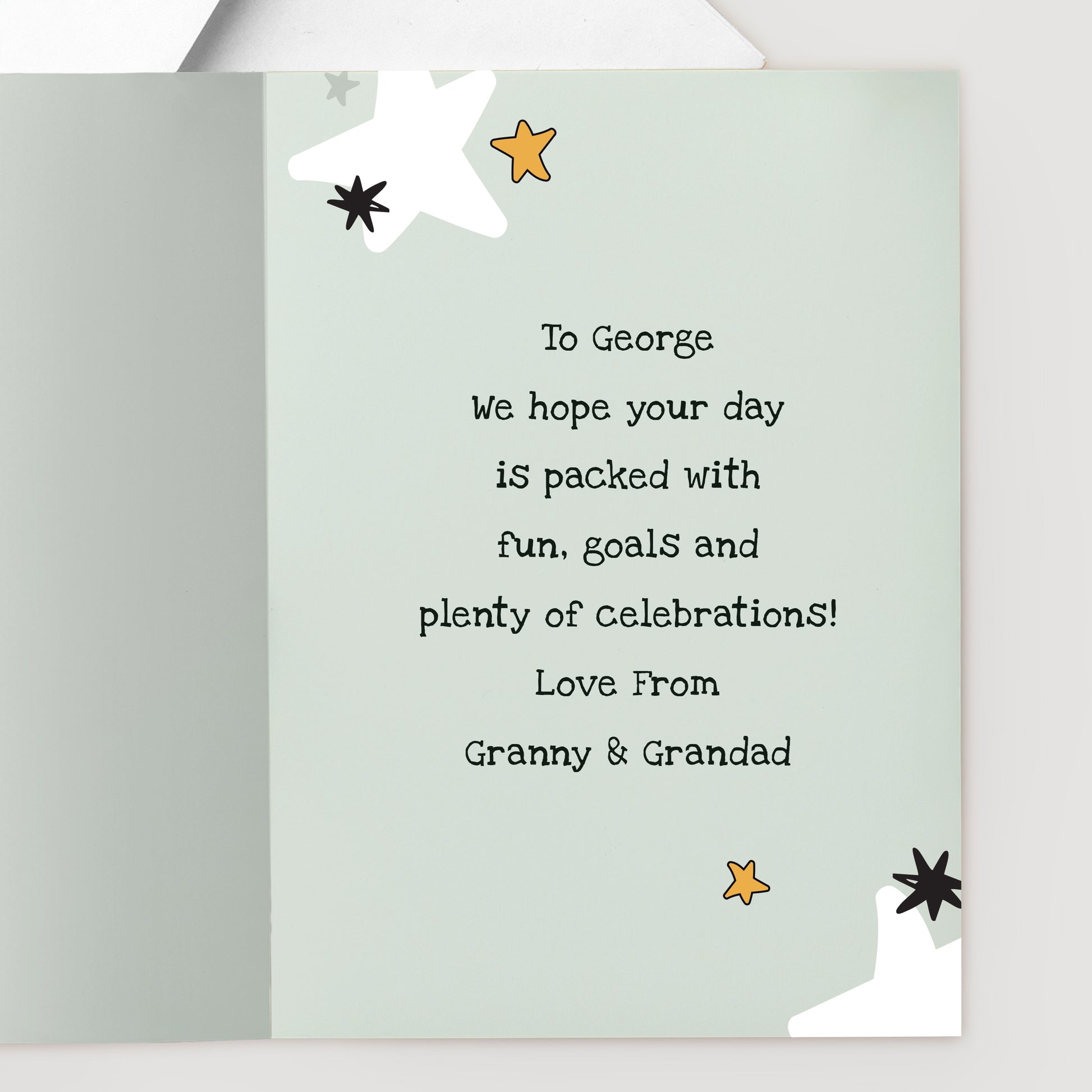 Personalised Photo Upload Football Birthday Card – Boys Birthday Card - image 3