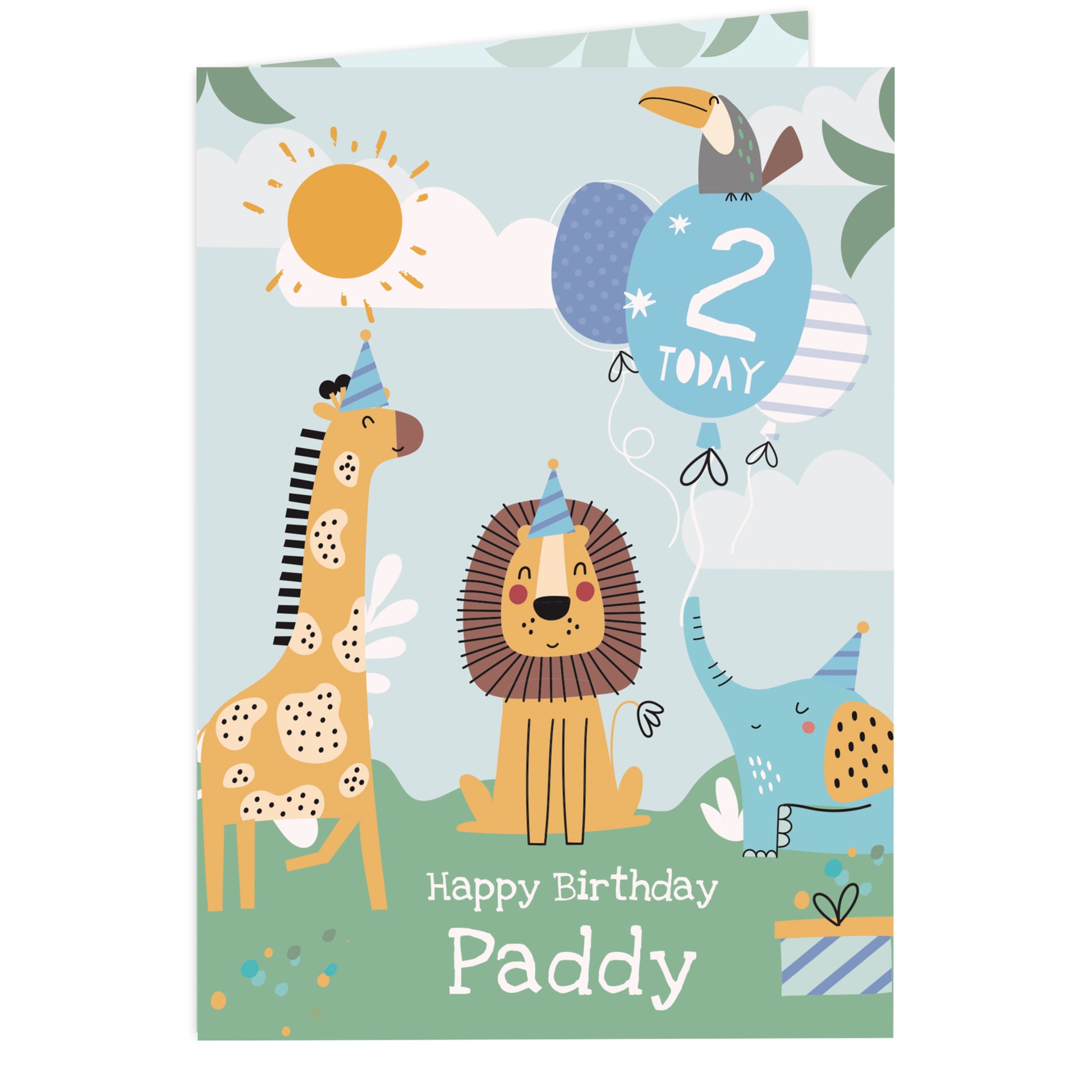 Personalised Animals Birthday Card – Children's Birthday Card - image 5