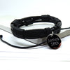 Personalised Men's Black Leather & Cord Bracelet