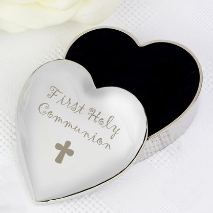 1st Holy Communion Heart Trinket Box from Heartfelt Gifts