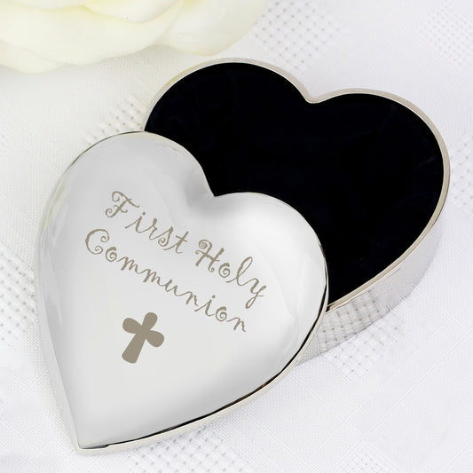 1st Holy Communion Heart Trinket Box from Heartfelt Gifts