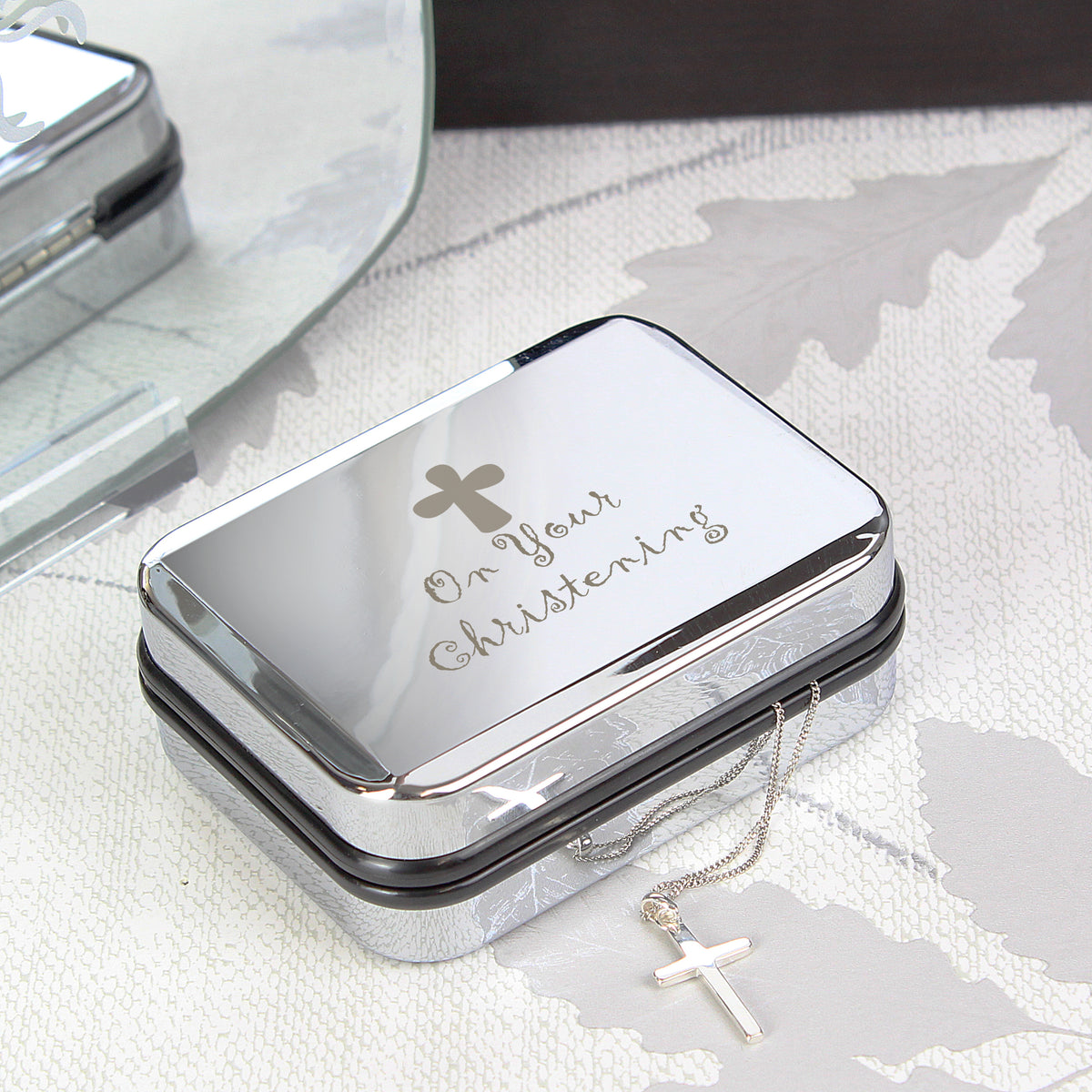 Christening Cross Necklace Box from Heartfelt Gifts