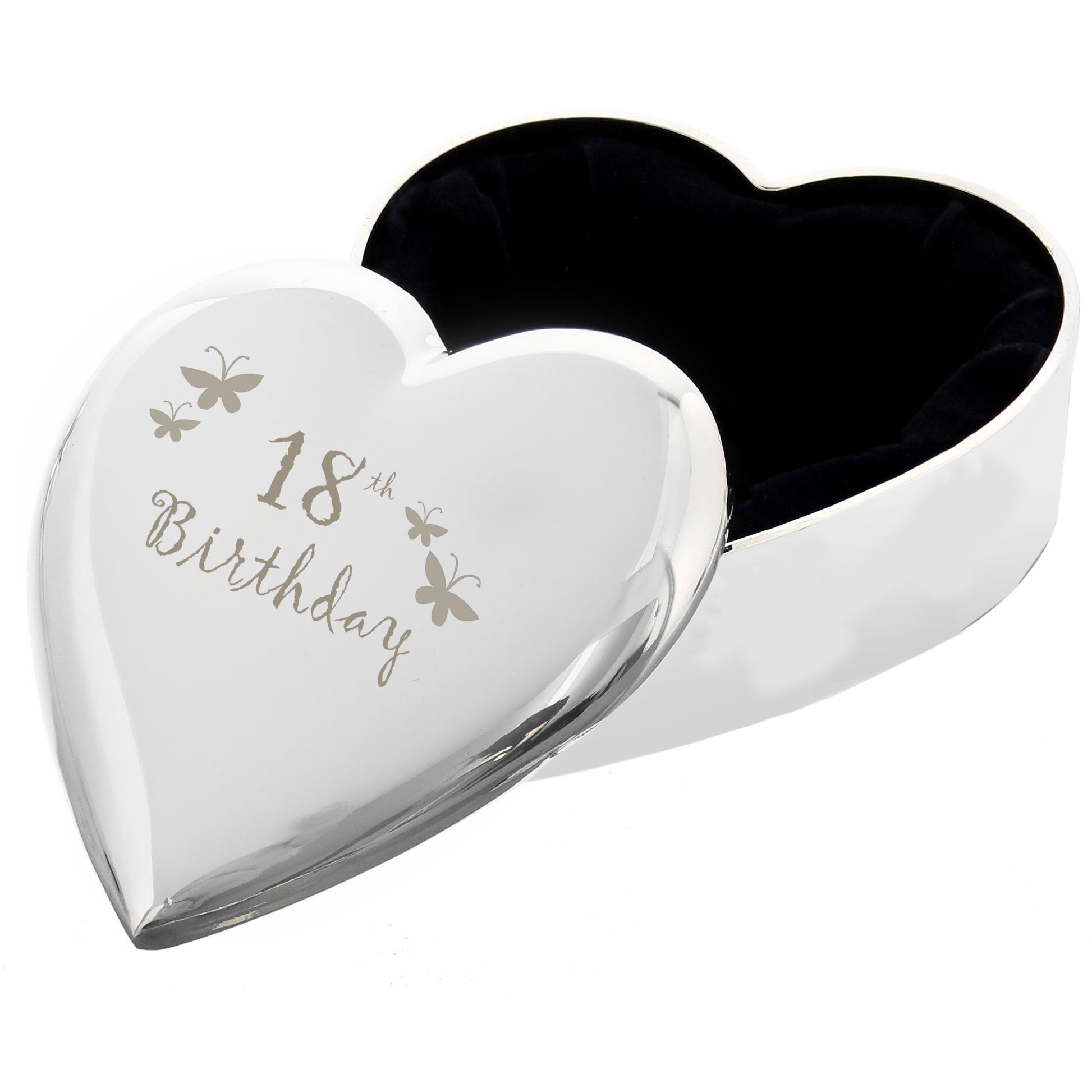 18th Butterflies Heart Trinket Box - image 2