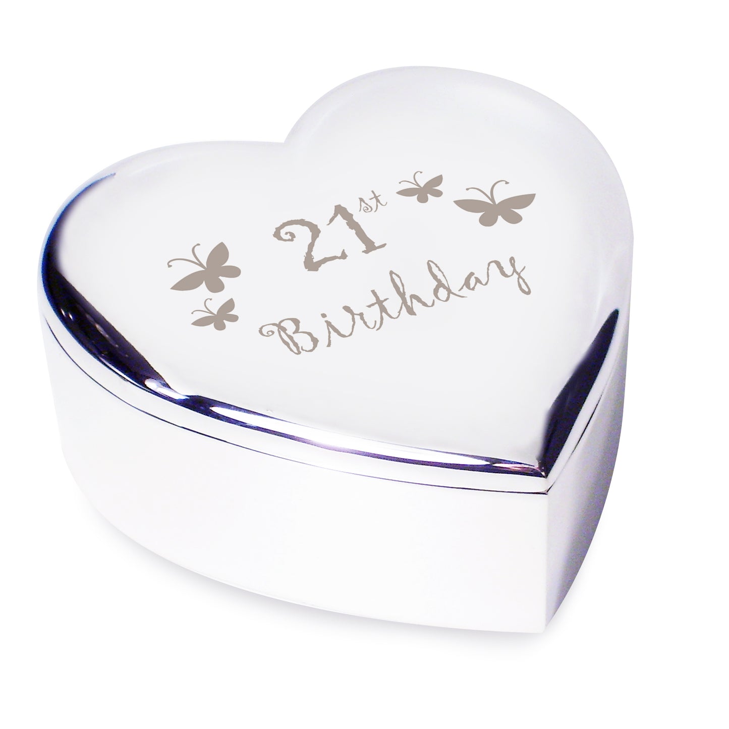 21st Butterflies Heart Trinket Box - image 3