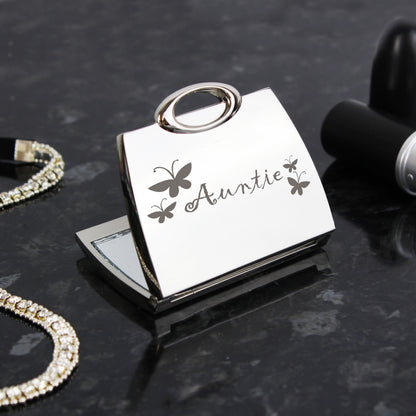 Auntie Handbag Compact Mirror from Heartfelt Gifts