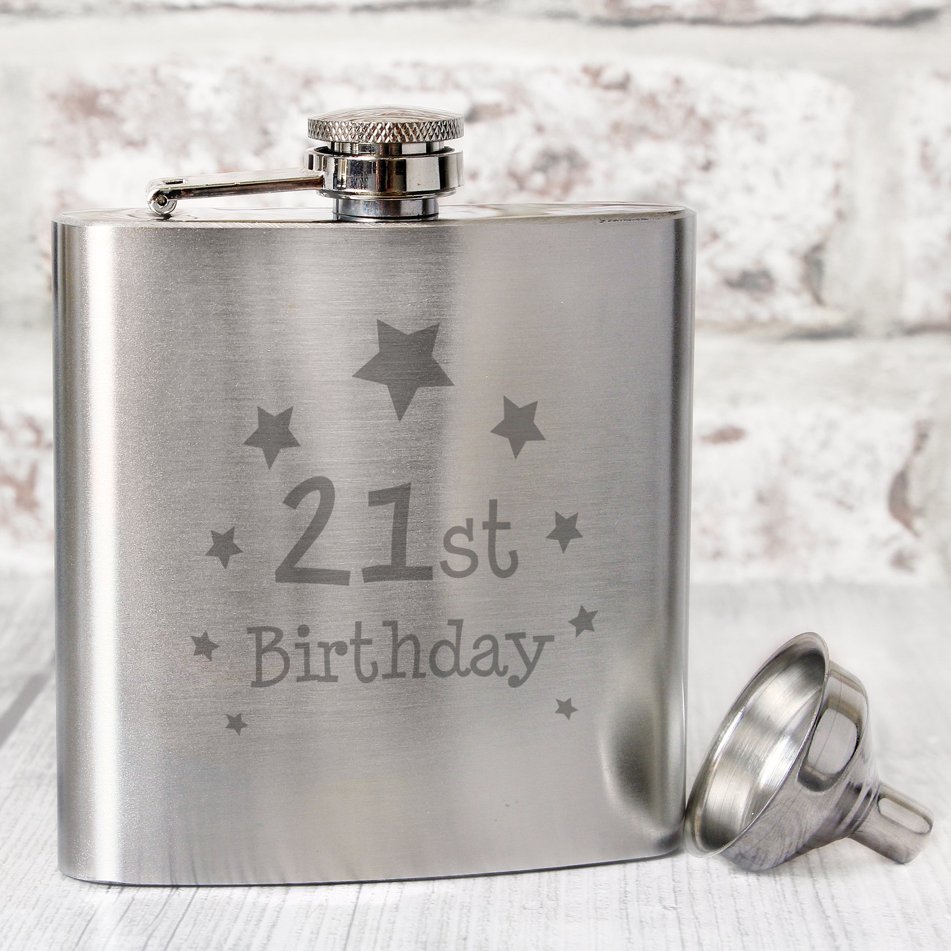21st Birthday Hip Flask from Heartfelt Gifts