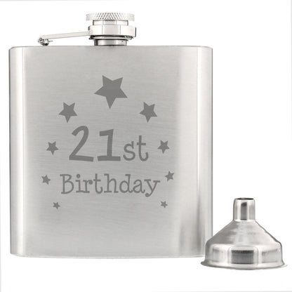 21st Birthday Hip Flask - image 3