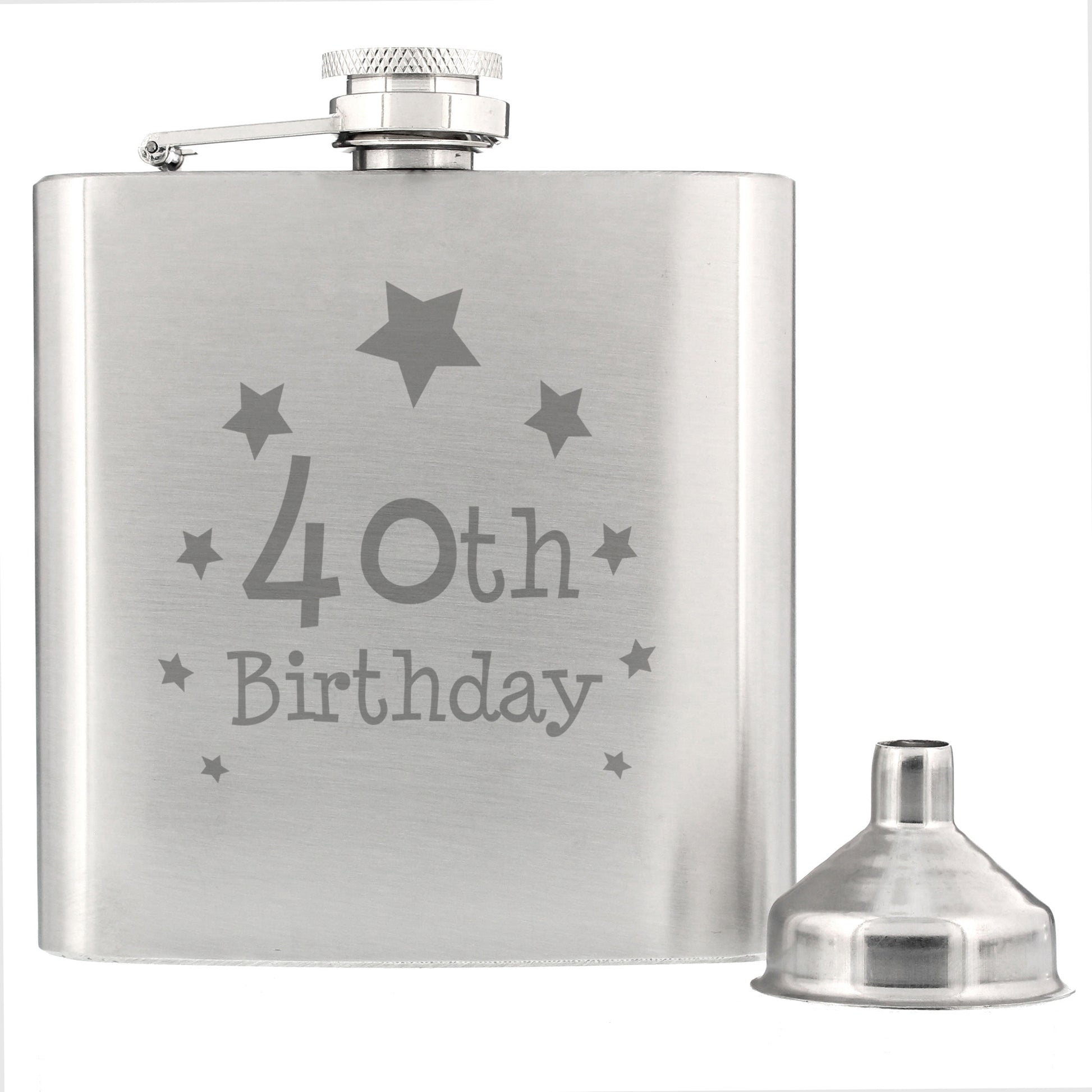 40th Birthday Hip Flask - image 3
