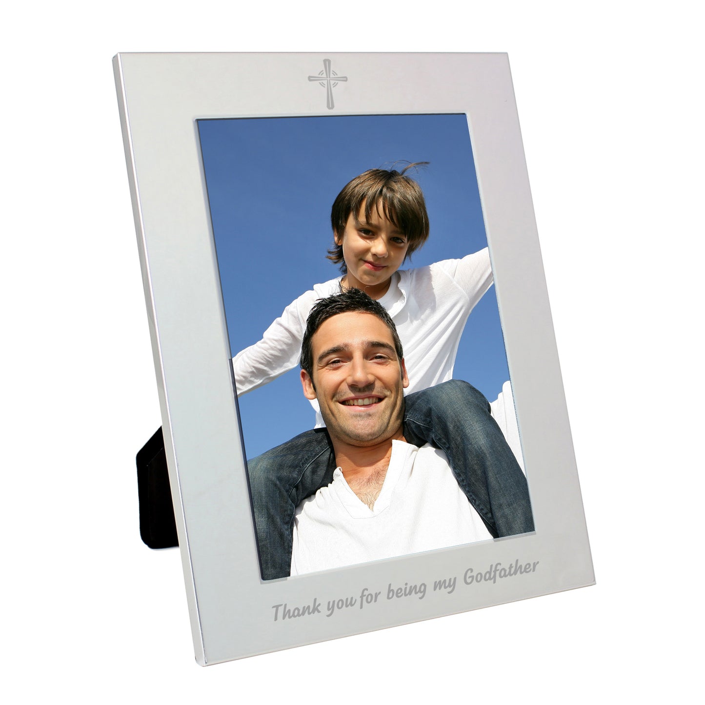 Silver 5x7 Godfather Photo Frame - image 2