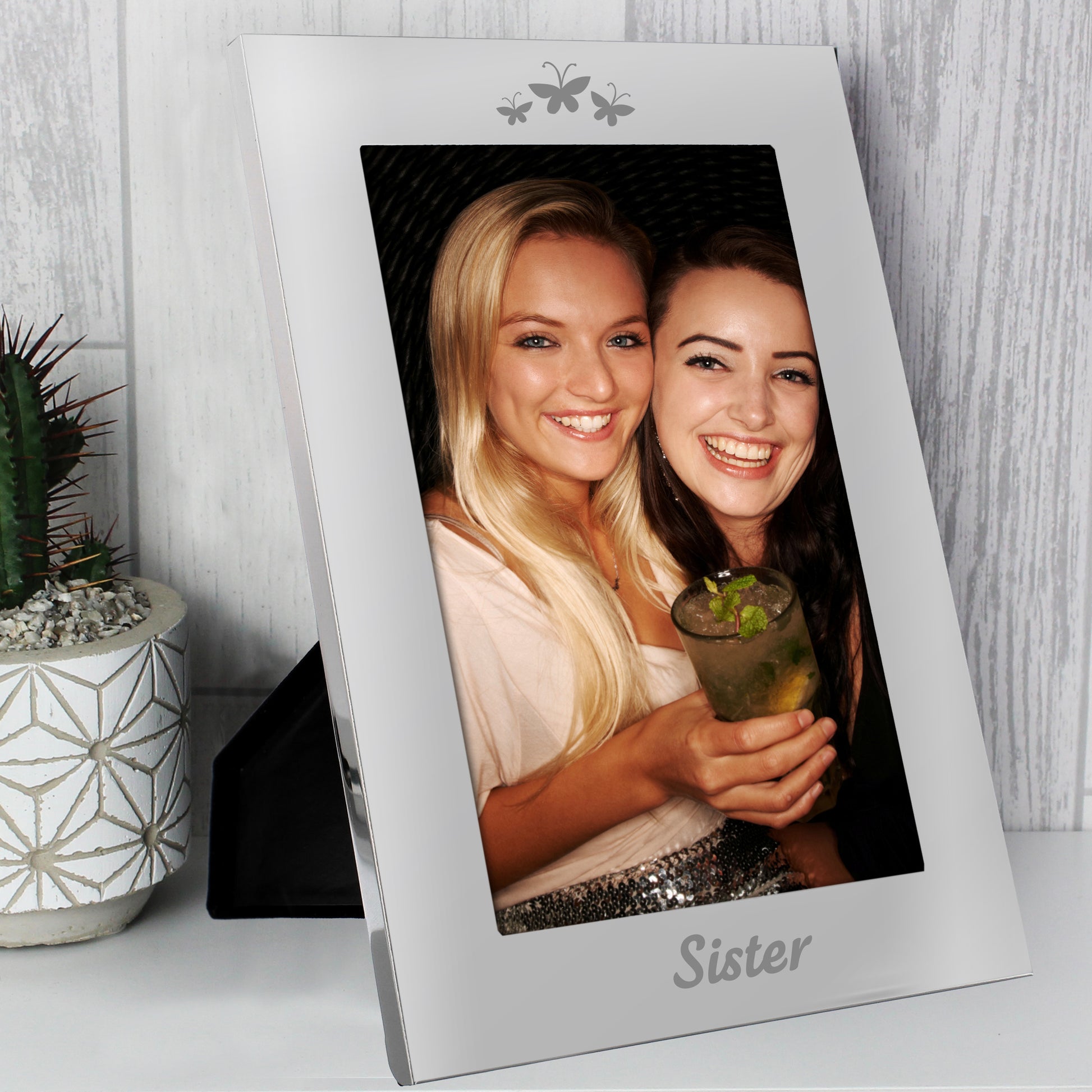Silver 5x7 Sister Photo Frame from Heartfelt Gifts
