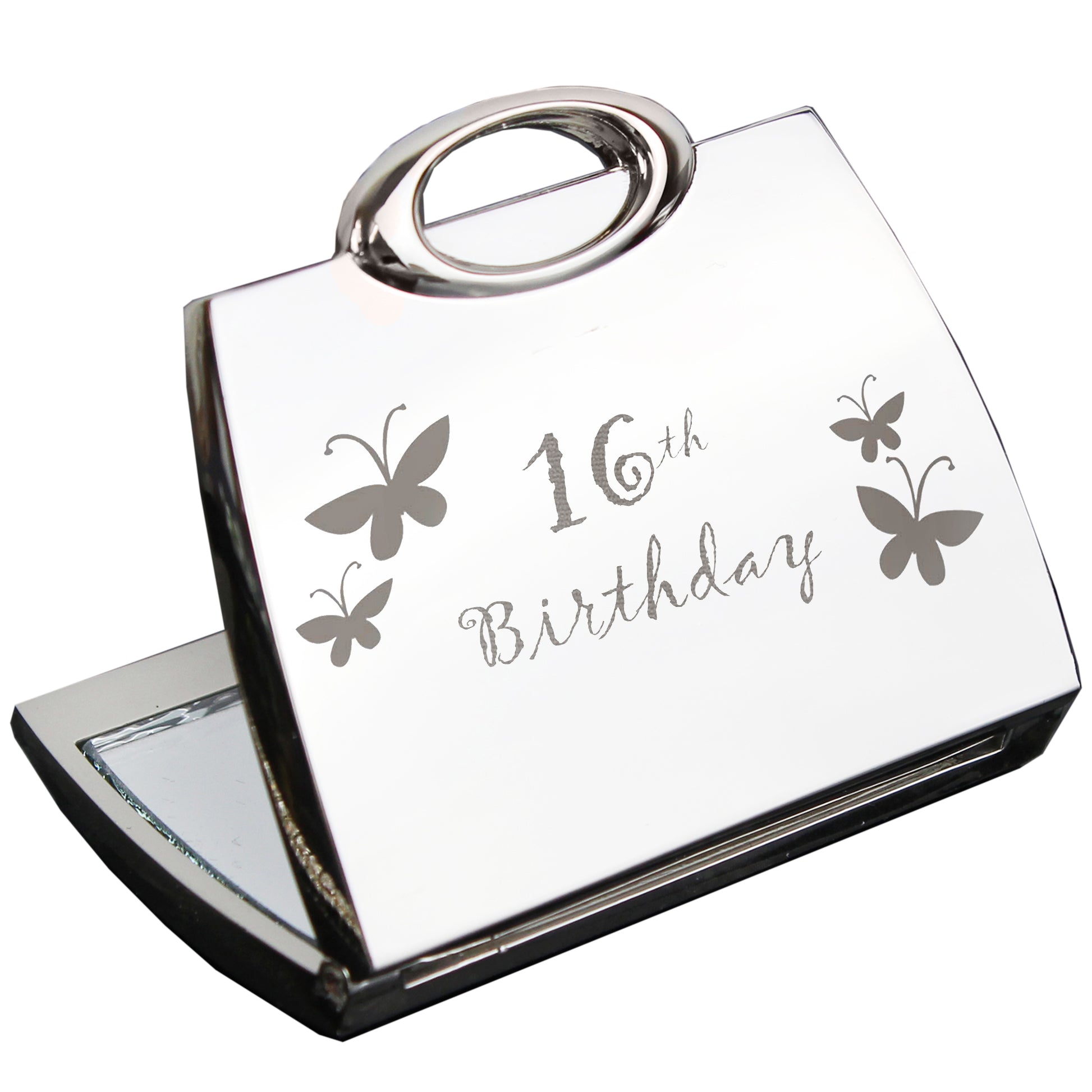 16th Butterfly Handbag Compact Mirror - image 2