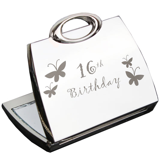 16th Butterfly Handbag Compact Mirror - image 2