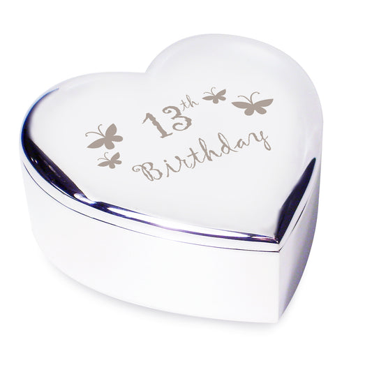 13th Butterflies Heart Trinket Box - image 3