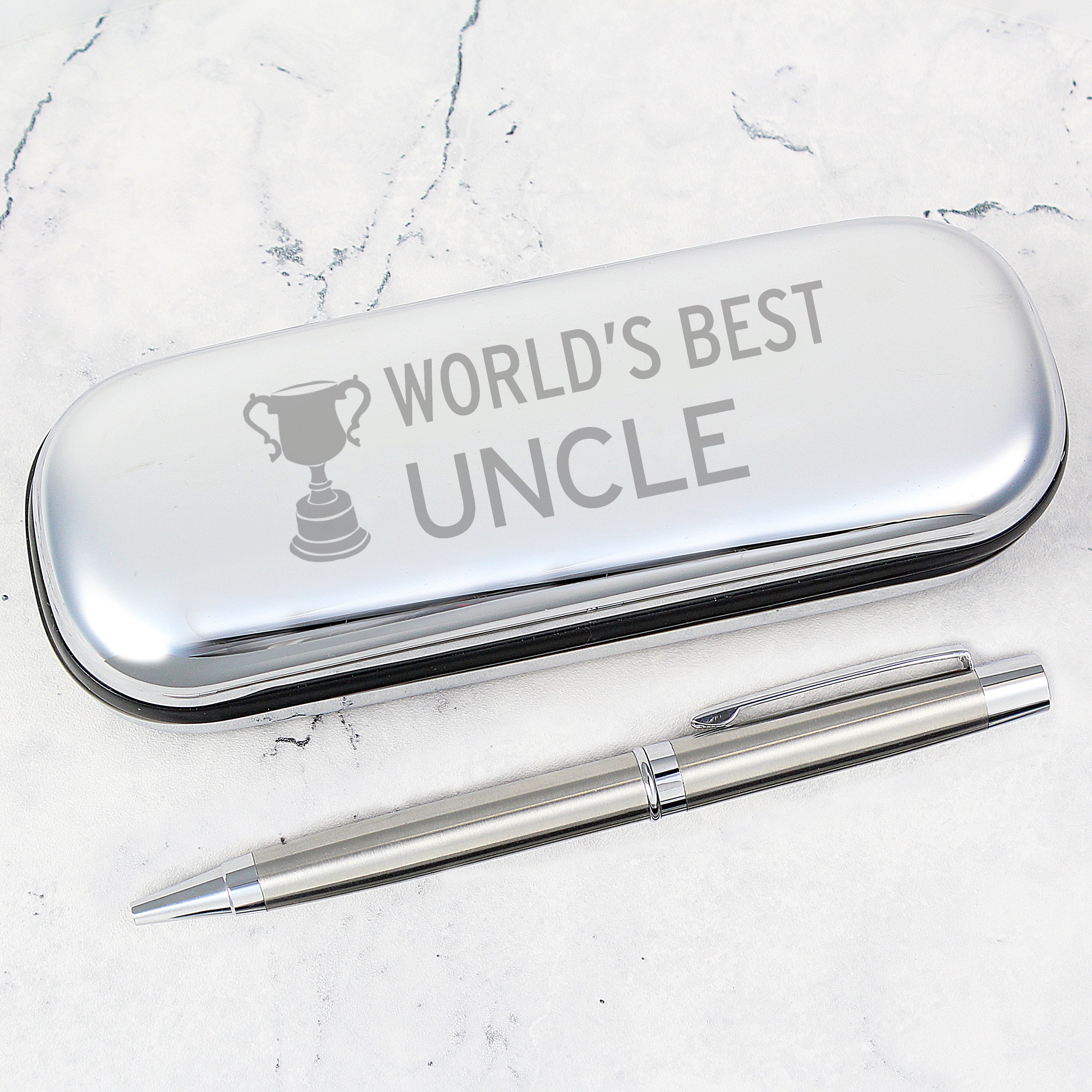 World's Best Uncle Pen & Box from Heartfelt Gifts