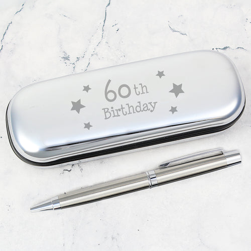 60th Birthday Pen & Box from Heartfelt Gifts