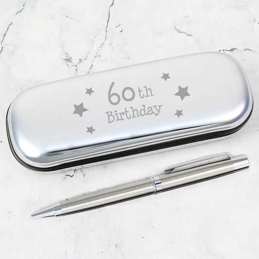 60th Birthday Pen & Box from Heartfelt Gifts