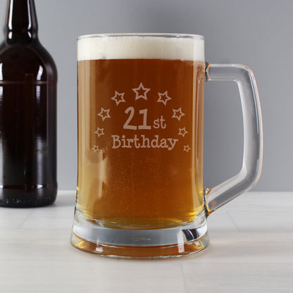 21st Birthday Stern Tankard from Heartfelt Gifts