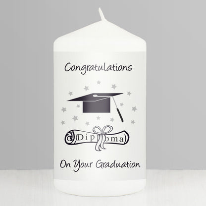 Graduation Pillar Candle from Heartfelt Gifts