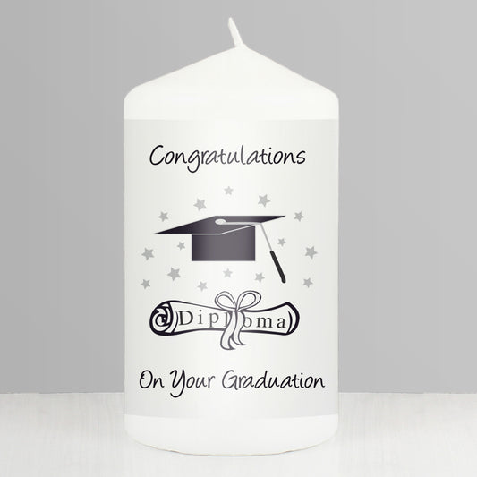Graduation Pillar Candle from Heartfelt Gifts